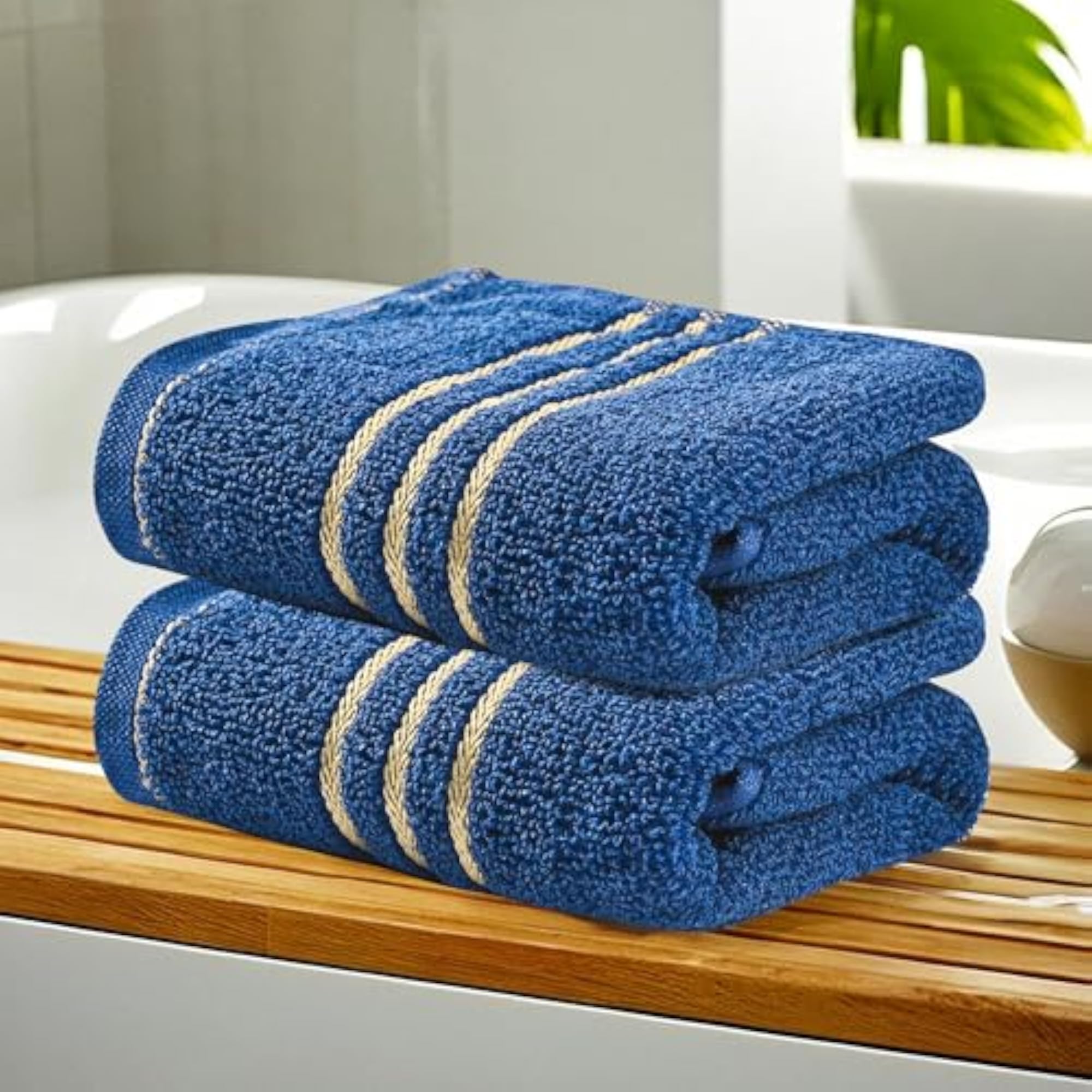 Pack of 2 Soft Cotton Face Towels for Men & Women
